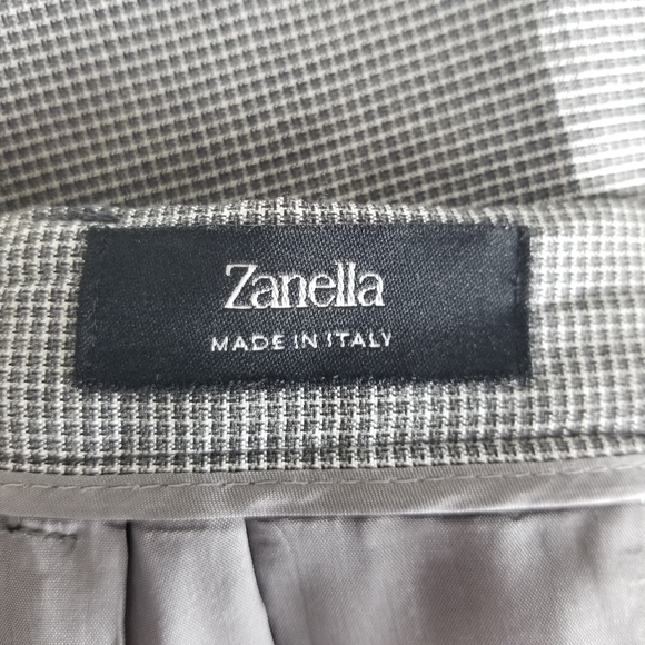 Zanella Womens Pants Sz 4 Stretch Checks - Picture 4 of 8